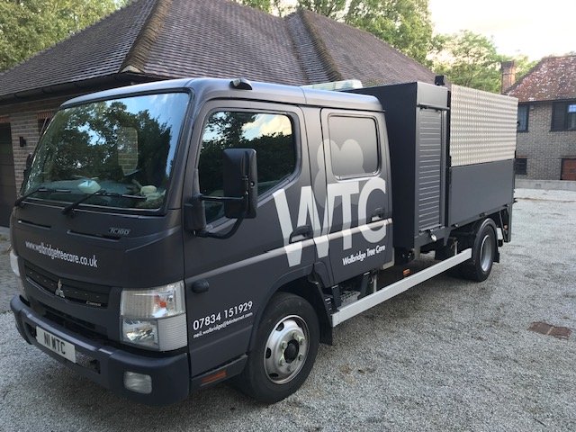 Walbridge Tree Care professional service vehicle and equipment
